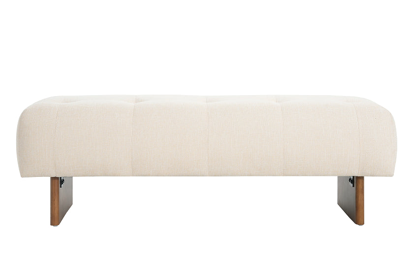 Wells bench upholstery detail
