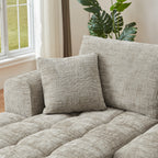 Otto Chenille Sectional in a living room