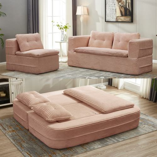 Ilkley Floor Sofa Bed with Chaise