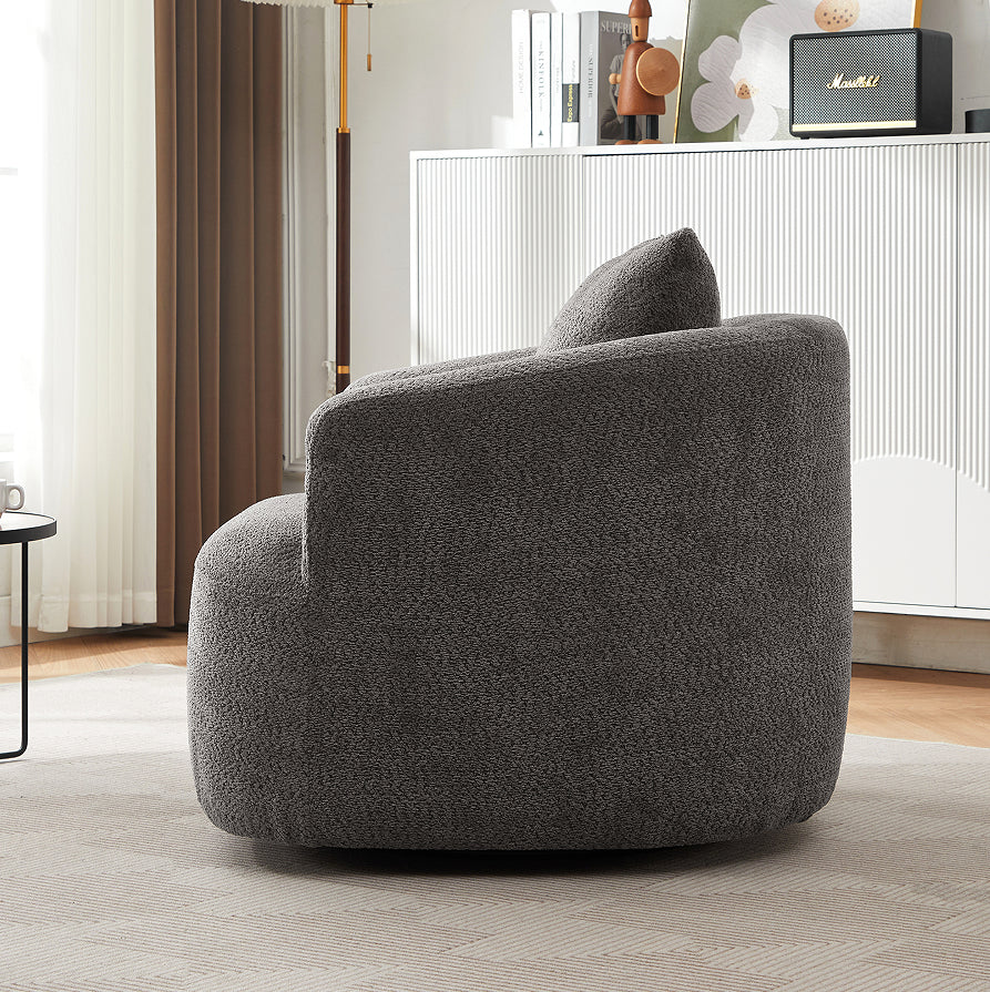 Bibury barrel chair styled in a living room