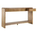 Fairford console vertical fluted front detail