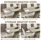 Orsa Extending Dining Table, angled view