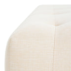 Wells bench wood leg detail