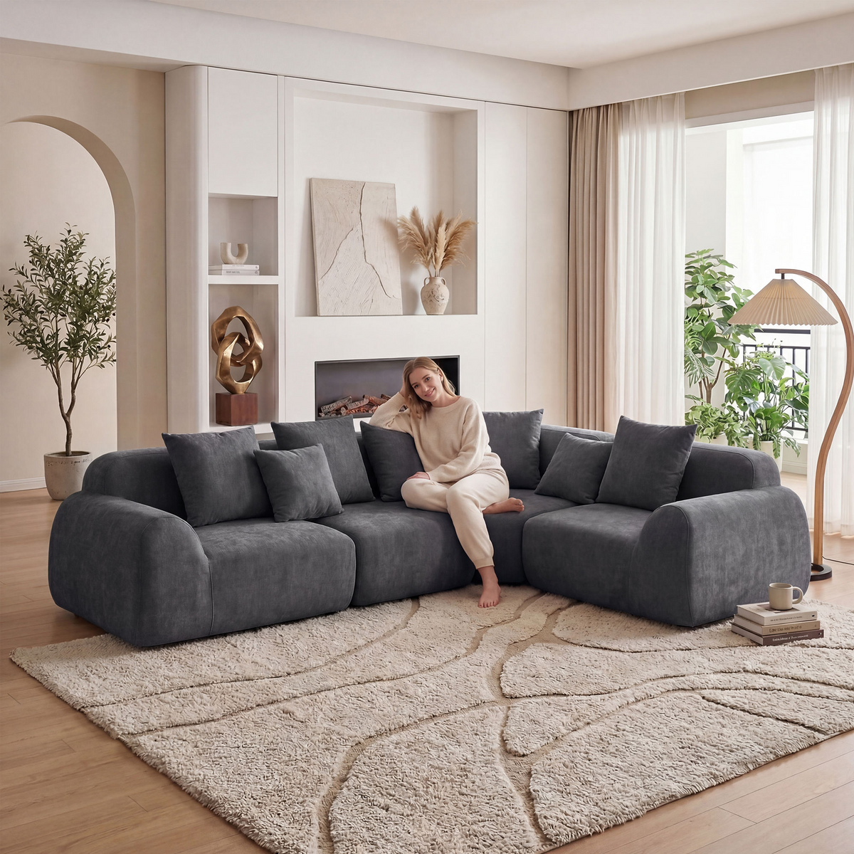 Greve Curved Sectional