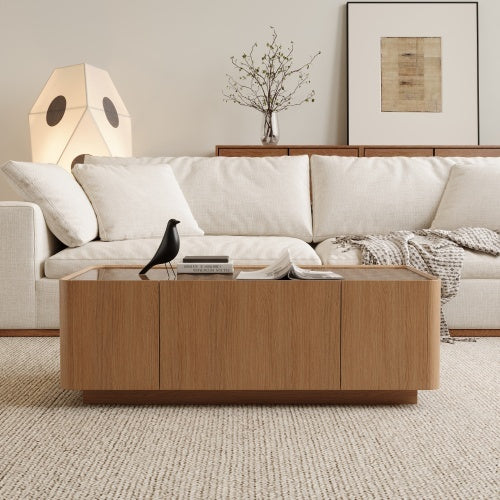 Kelso coffee table tapered leg and frame detail