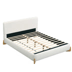 Netley upholstered bed side profile