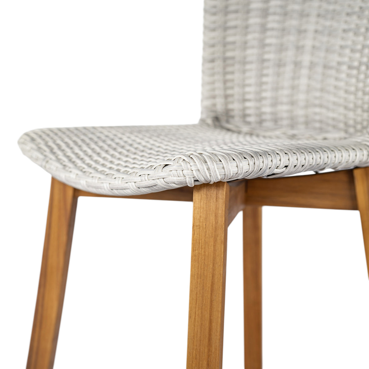 Salcombe bar stool splayed timber legs and footrest