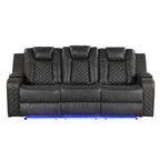 Ilva Reclining Sofa, LED lighting detail